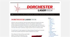 Desktop Screenshot of dorchesterlasertech.com