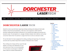 Tablet Screenshot of dorchesterlasertech.com